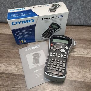 Dymo Label Printer Execulabel LP250 Built-in Cutter W/ Box & Manual TESTED WORKS